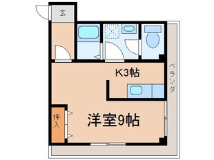 ハシモトマンションの物件間取画像